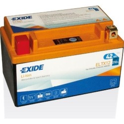 Bateria de mota Exide ELTX12 12V 4Ah 210A - 1